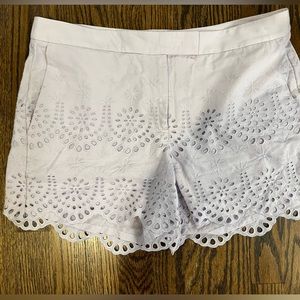 Ann Taylor lilac “Devin city shorts”